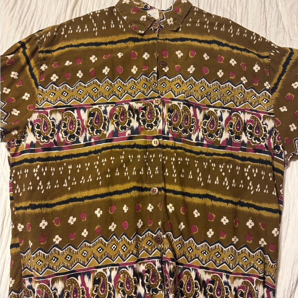 Men's Patterned Shirt - Multicolor